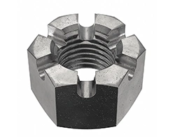 Nickel 200 Slotted Nuts DIN 934